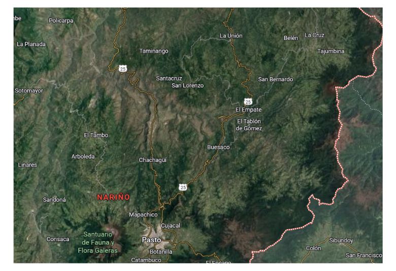 Mapa de las fincas escuela